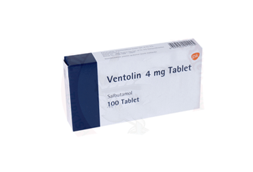 VENTOLIN 4 MG 100 TABLET